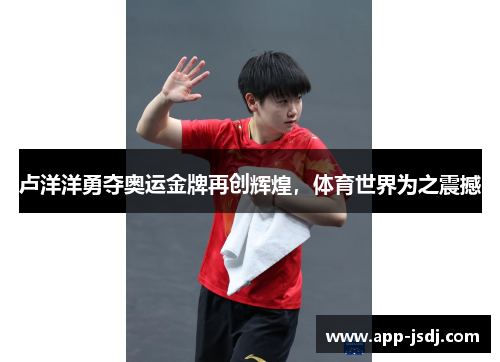 卢洋洋勇夺奥运金牌再创辉煌，体育世界为之震撼